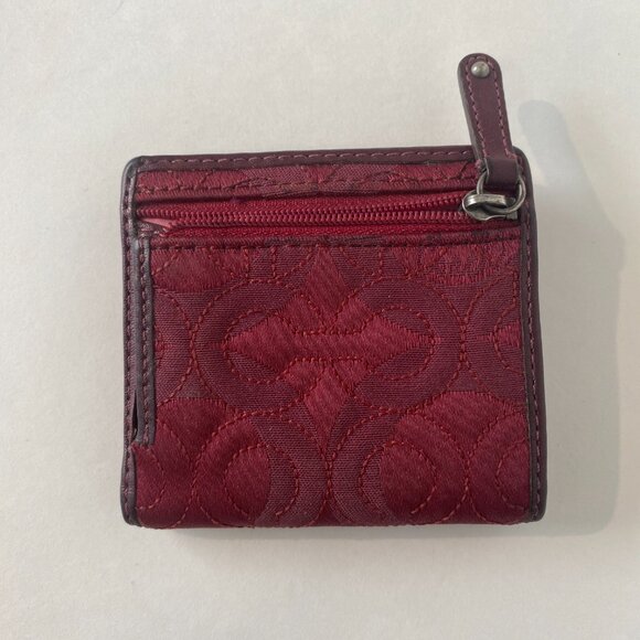 Coach Quilted Monogram BiFold Wallet - Picture 2 of 6